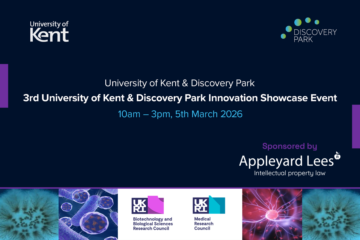 University of Kent & Discovery Park 3rd Joint Innovation Showcase Event