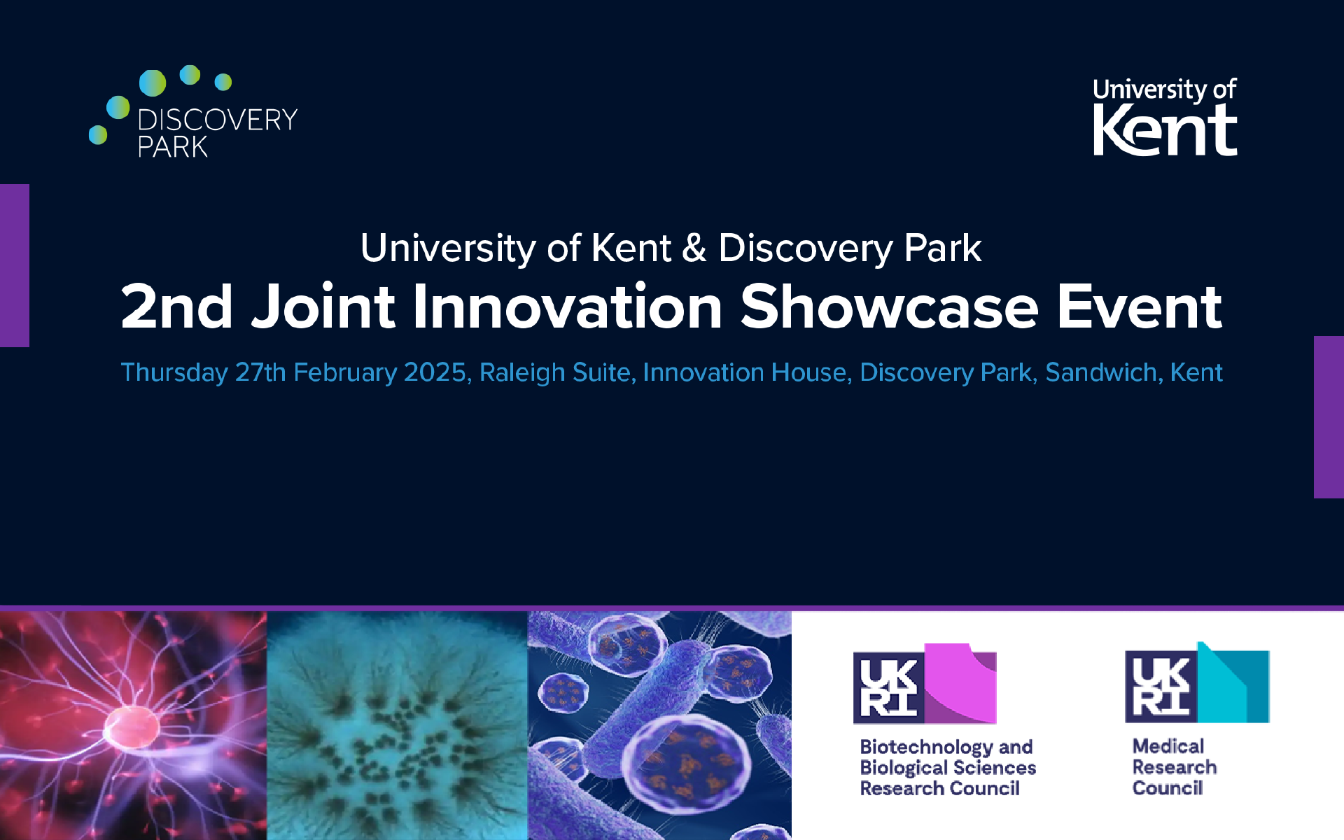 University of Kent & Discovery Park 2nd Joint Innovation Showcase Event